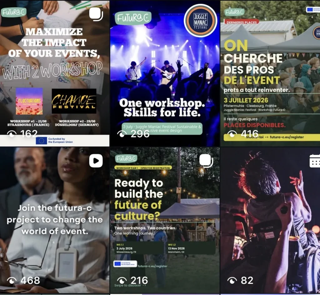 création de contenu pour réseaux sociaux